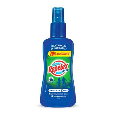 Repelente Repelex Super Spray 100ml com 20% de desconto