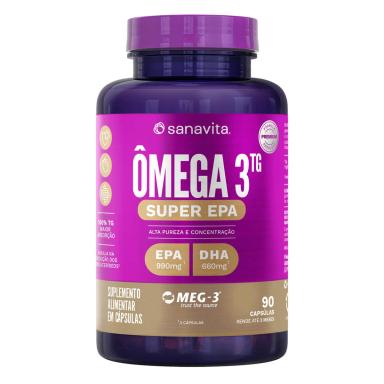 Ômega 3TG Sanavita Super EPA 90 cápsulas