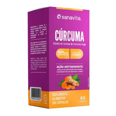 Cúrcuma Sanavita 60 cápsulas