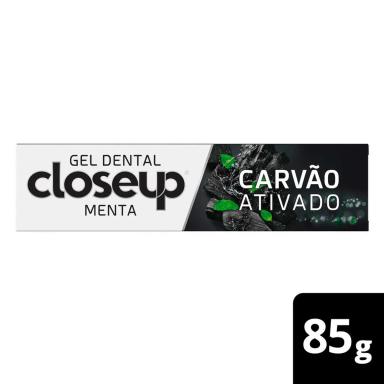 Gel Dental Closeup Carvão Ativado Menta 85g