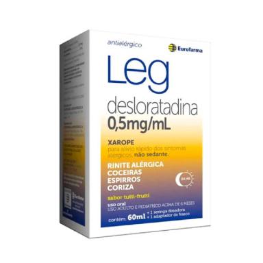 Leg Desloratadina 0,5mg/ml Xarope 60ml