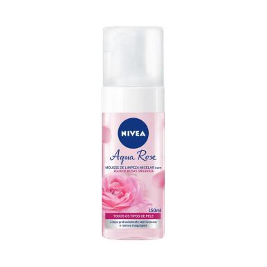 Mousse de Limpeza Facial Nivea Aqua Rose 150ml