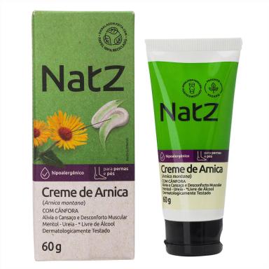 Creme de Arnica para Pernas e Pés Natz 60g
