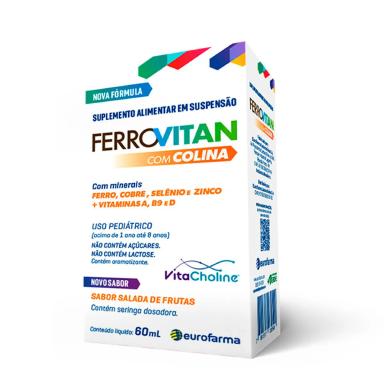 Polivitamínico Ferrovitan Salada de Frutas 60ml