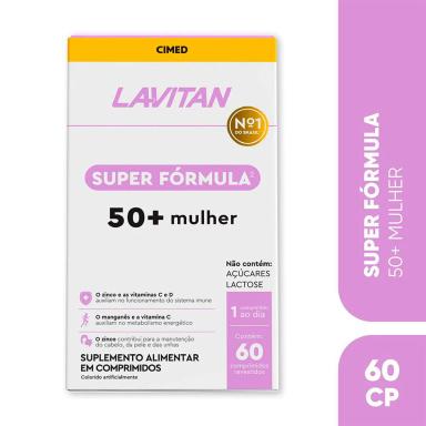 Polivitamínico Lavitan Super Fórmula 50+ Mulher 60 comprimidos