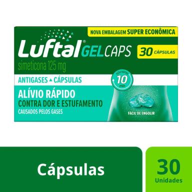Luftal Gel Caps Simeticona 125mg 30 cápsulas
