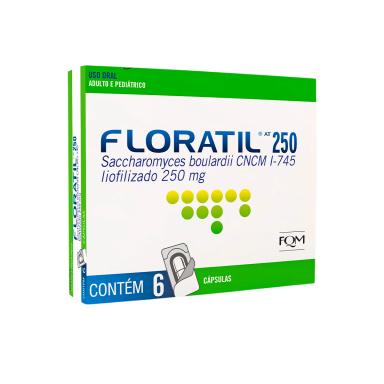 Probiótico Floratil 250mg 6 cápsulas