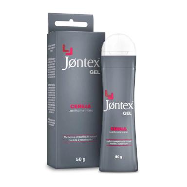 Gel Lubrificante Íntimo Jontex 3 em 1 Sabor Cereja com 50g