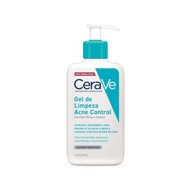 Gel de Limpeza Facial Cerave Acne Control 340g