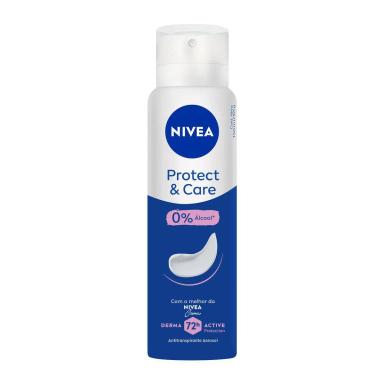 Desodorante Antitranspirante Aerosol Nivea Protect & Care Feminino 48h 150ml