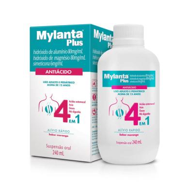 Mylanta Plus Sabor Morango Suspensão Oral 240ml