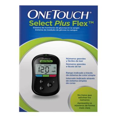 Medidor de Glicemia OneTouch Select Plus Flex com 1 unidade