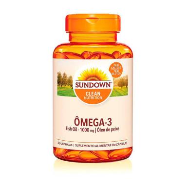 Ômega 3 Fish Oil 1000mg Sundown 60 cápsulas