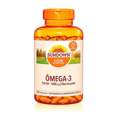 Ômega 3 Fish Oil 1000mg Sundown 120 cápsulas