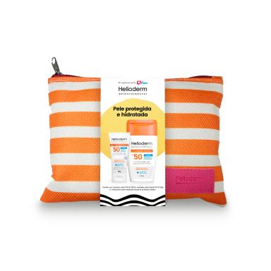 Kit Corporal Helioderm Protetor Solar Corporal FPS 50 - 120ml + Facial FPS 50 - 50ml + Nécessaire