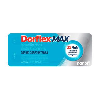 Dorflex MAX Analgésico e Relaxante Muscular 4 comprimidos