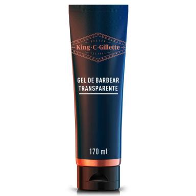 Gel de Barbear Transparente King C. Gillette 170ml