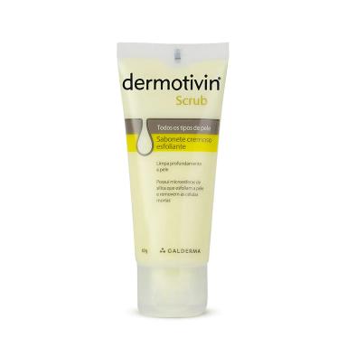 Sabonete Líquido Cremoso Esfoliante Dermotivin Scrub com 60g