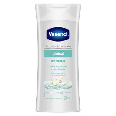Loção Hidratante Vasenol Recuperação Intensiva Clinical Pele Seca Sem Fragância com 200ml
