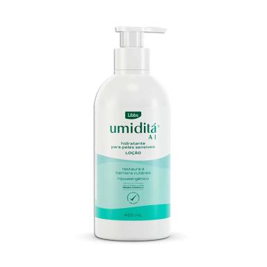 Loção Hidratante Corporal Umiditá AI Pele Sensível com 465ml