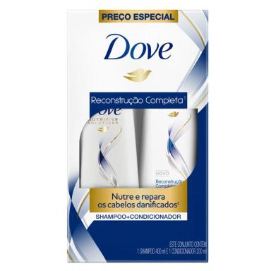 Kit Dove Reconstrução Completa Shampoo 400ml + Condicionador 200ml