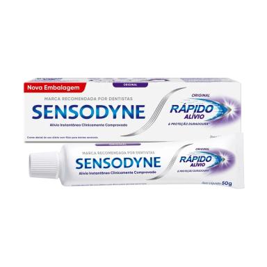 Creme Dental Sensodyne Rápido Alívio Original 50g
