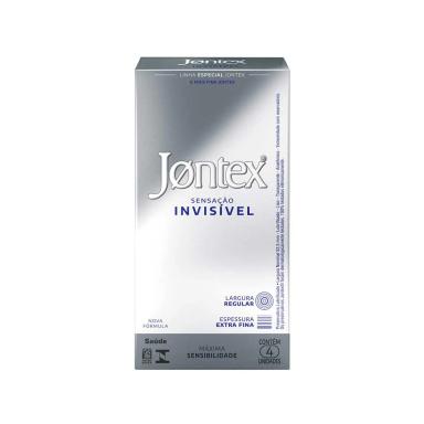 Camisinha Jontex Sensação Invisível 4 unidades