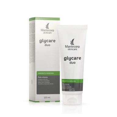 Máscara e Sabonete Facial Glycare Duo Mantecorp Pele Oleosa com 120g