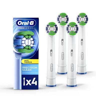 Refil Escova de Dente Elétrica Oral-B PRO Series Precision Clean 4 unidades