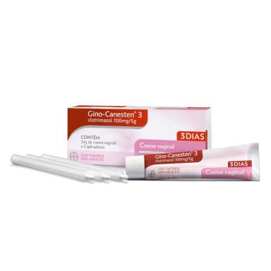 Gino-Canesten Creme Vaginal 100mg/5g 20g + 3 aplicadores
