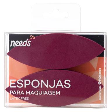 Esponja de Maquiagem Needs 2 Unidades