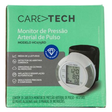 Monitor de Pressão de Pulso CARETECH
