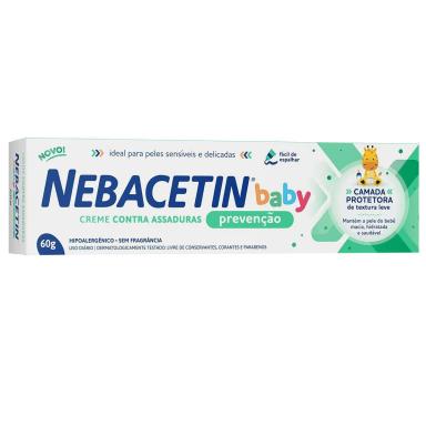 Creme para Assaduras Nebacetin Baby Prevenção 60g