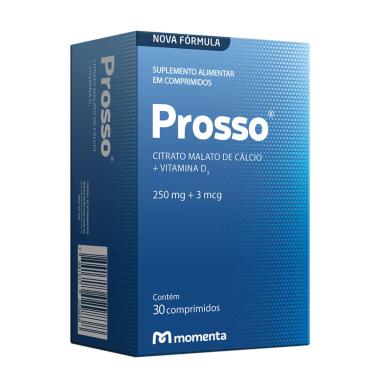 Cálcio + Vitamina D Prosso 30 comprimidos