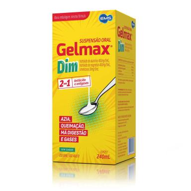 Gelmax Dim Sem Sabor Suspensão Oral 240ml