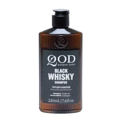 Shampoo QBS Old School Whiskey Black Collection Hidratante 220ml