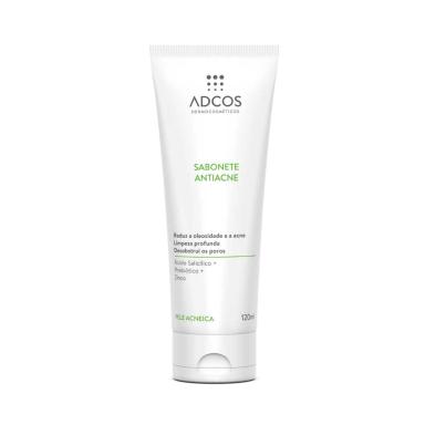 Sabonete Líquido Facial Antiacne Adcos Acne Solution com 120ml