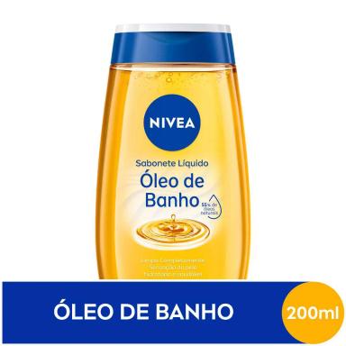 Sabonete Líquido Corporal Nivea Óleo de Banho 200ml