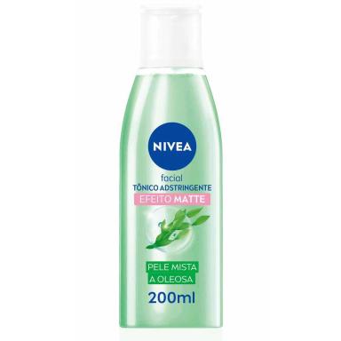 Tônico Adstringente Facial Nivea Controle do Brilho Efeito Matte com 200ml