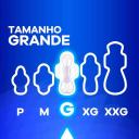 Absorvente Always Noturno Seca G com Abas com 8 unidades