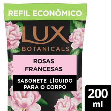 Refil Sabonete Líquido Lux Botanicals Rosas Francesas com 200ml
