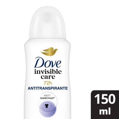 Desodorante Antitranspirante Aerosol Dove Invisible Dry Feminino 48h 150ml
