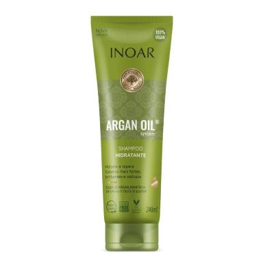 Shampoo Inoar Argan Oil System Hidratação Bisnaga 240ml
