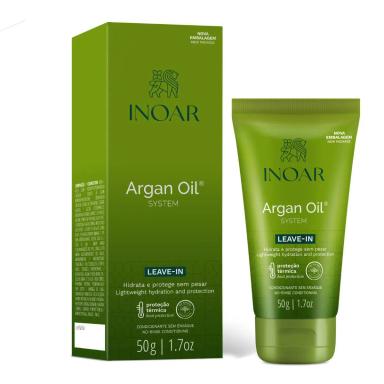 Leave in Inoar Argan Oil System Todos os Tipos de Cabelos 50g