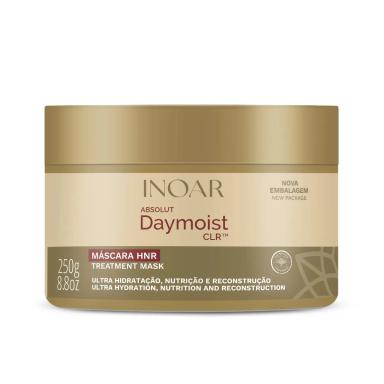 Máscara de Reparação Cabelo Danificado Inoar Absolut Daymoist CLR 250ml
