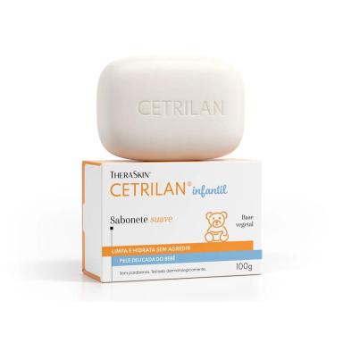 Sabonete em Barra Suave Cetrilan Infantil com 100g