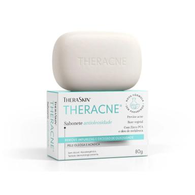 Sabonete Facial em Barra TheraSkin Theracne Antiacne com 80g