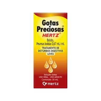 Gotas Preciosas Hertz Solução 30ml