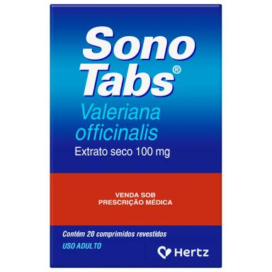 Sonotabs Valeriana Officinalis 100mg 20 comprimidos