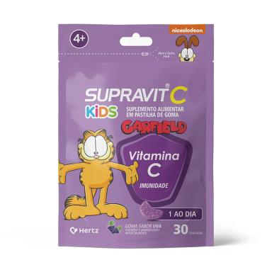 Vitamina C Supra C Kids Uva Infantil 30 Gomas